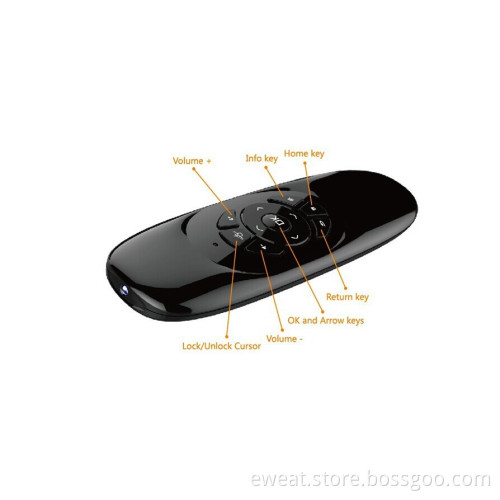 Fly Air Mouse and mini Wireless Gaming Keyboard 2.4GHz Remote Control Sale Mini Wireless Keyboard EW05